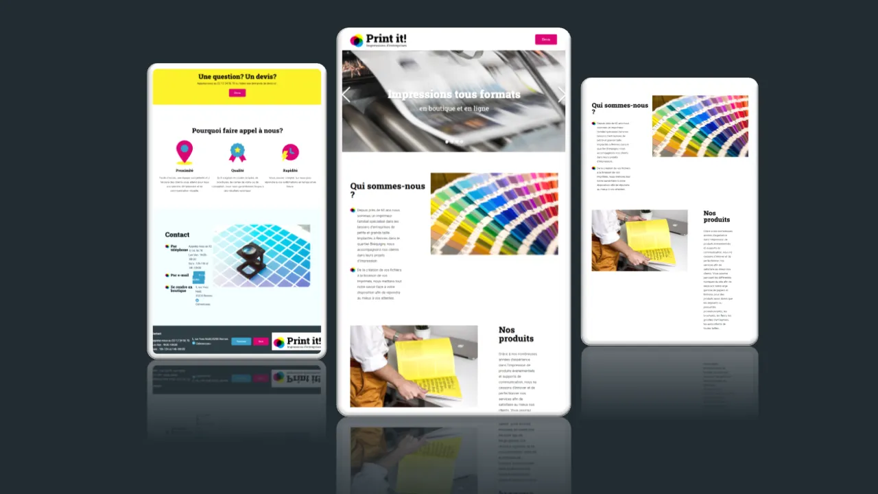 Première création en JavaScript